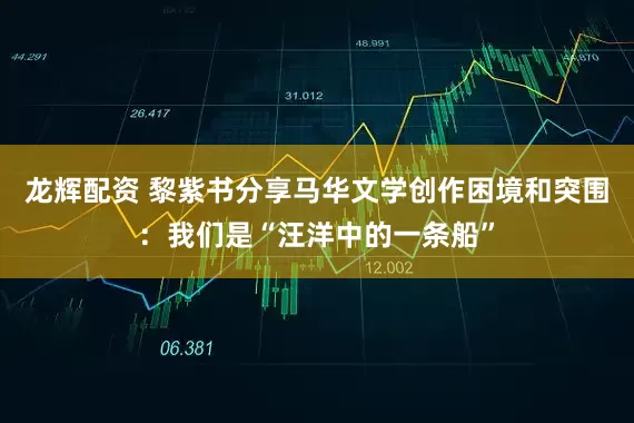 龙辉配资 黎紫书分享马华文学创作困境和突围：我们是“汪洋中的一条船”